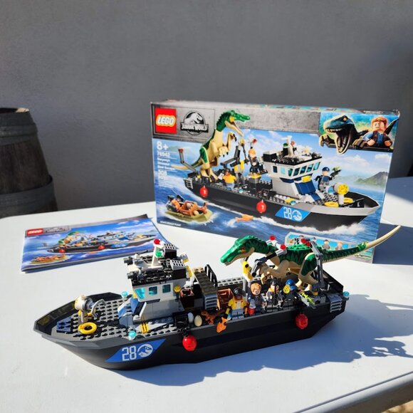 LEGO Jurassic World Park Baryonyx Dinosaur Boat Escape 76942 Building Set Set, B - Picture 10 of 16